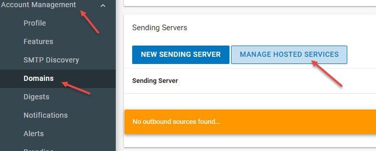 Managed hosted services in Spambrella