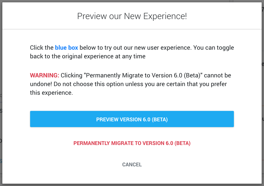 Preview 6.0 Beta Preview