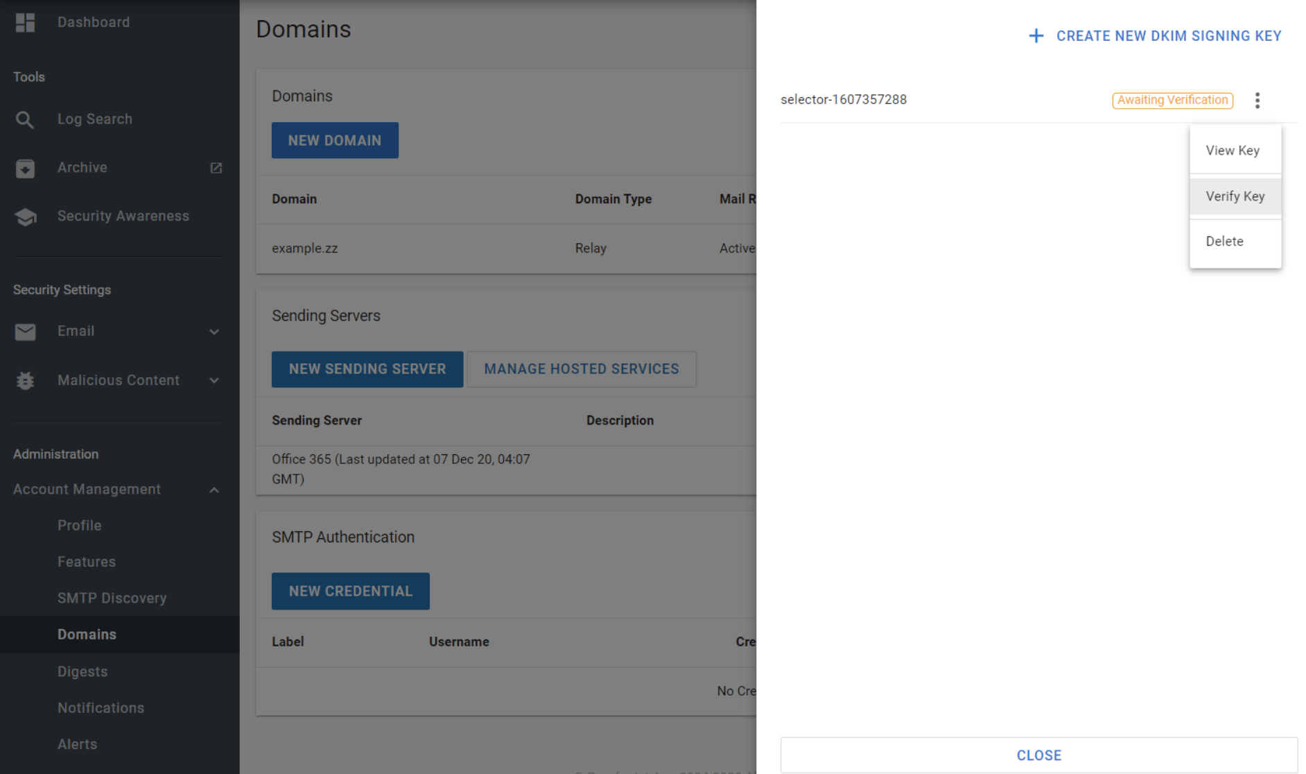 DKIM Configuration